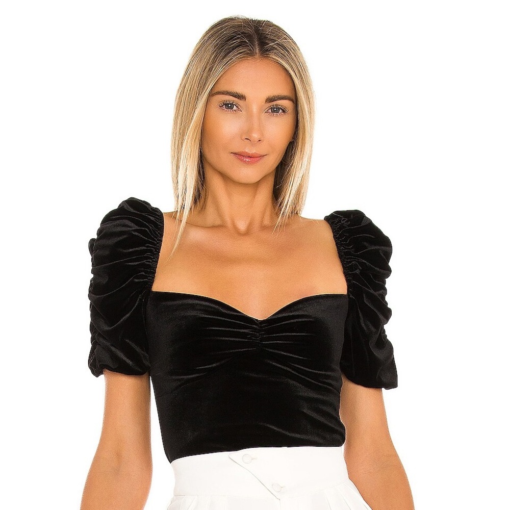 Lovers + friends top in black (REVOLVE)